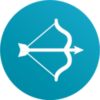 A bow and arrow icon