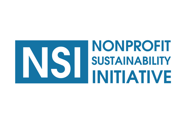Nonprofit Sustainability Initiative logo in blue